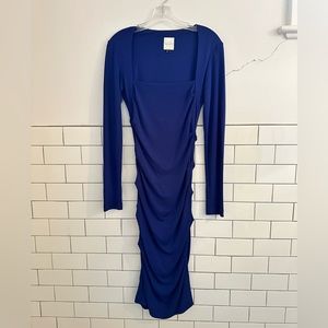Nicole Miller. Size small or 2-4. Rich bold blue.